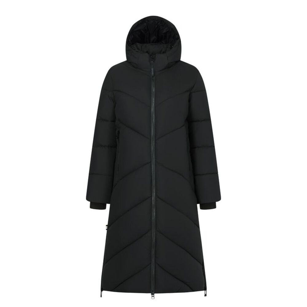 Regatta Womens/Ladies Merida Long Length Padded Jacket / Black